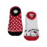 Hello Kitty Kız Çocuk 2'li Babet Çorap 2-12 Yaş Kırmızı