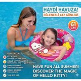 Hello Kitty Kız Çocuk Deniz Simidi 61 cm Çapında / 6-10 Yaş / Intex Swim Ring 56210