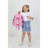 Hello Kitty Kız Çocuk Okul Çantası Pembe – İlkokul & Anaokulu Sırt Çantası Çok Bölmeli Çocuk Çantası