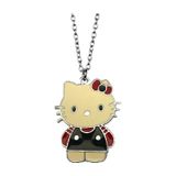 Hello Kitty Kolye Erkek Kadın Antik Gümüş Kaplama 60 cm Zincir