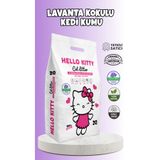 Hello Kitty Lavanta Kokulu Topaklaşan Bentonit Kedi Kumu 20 LT