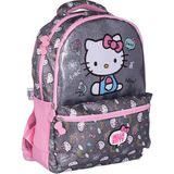 Hello Kitty Okul Çantası 2713 Ergonomik Özellikli 9 x 6,5 x 18 cm Su İtici Polyester Malzeme