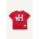 Hello Kitty Penye Kısa Kollu Tişört Kız Bebek