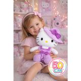 Hello Kitty Şapkalı Peluş Oyuncak - 50 CM