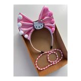 Hello Kitty Taç Kolye Bileklik Set Pmebe