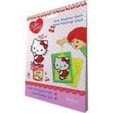 Hello Kitty Tatlı Kiraz Eğitici ve Eğlenceli Kum Boyama Seti-Red Castle SS-03