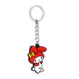 Hello Kitty&Friends Temalı Zincirli Silikon Anahtarlık - 3083304