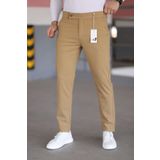 hello7 Erkek Kaliteli Camel Renk Likralı Italyan Kesim Her Ortama Uygun Şık Ve Rahat Kumaş Pantolon