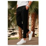 hello7 Siyah Konforlu Erkek Jogger Pantolon