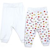 HelloBaby Açık Gri Basic 2'li Patiksiz Erkek Bebek Pantolon