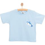 HelloBaby Baby Shark Erkek Tshirt Erkek Bebek - Açık Mavi - 2 Yaş