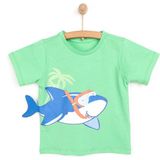 Hellobaby Baby Shark Erkek Tshirt Erkek Bebek - Yeşil - 3 Yaş