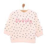 HelloBaby Basic Az Şardonlu Aslan Desenli Sweatshirt Kız Bebek -