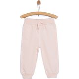 Hellobaby Basic Az Şardonlu Eşofman Alt Kız Bebek - Pembe - 9 Ay