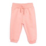 HelloBaby Basic Az Şardonlu Eşofman Alt Kız Bebek - Pembe
