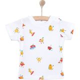Hellobaby Basic Erkek Meyve Baskılı T-Shirt Erkek Bebek - Beyaz - 6 Ay