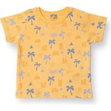 Hellobaby Basic Erkek Palmiye Ağacı Baskılı T-Shirt Erkek Bebek - Karışık - 9 Ay