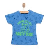 HelloBaby Basic Erkek Parti Baskılı T-Shirt Bebek - Desenli
