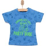 Hellobaby Basic Erkek Parti Baskılı T-Shirt Erkek Bebek - 1,5 Yaş - Desenli