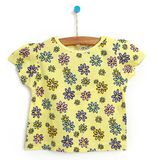 HelloBaby Basic Kız Bebek Açık Sarı Tshirt