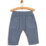 HelloBaby Basic Müslin Pantolon Erkek Bebek - İndigo - 1 Yaş