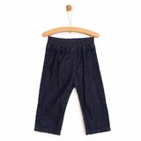 HelloBaby Basic Pileli Denim Pantolon Kız Bebek - Lacivert