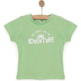 HelloBaby Basic Yazı Baskılı Tshirt Erkek Bebek - Yeşil - 2 Yaş