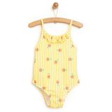 HelloBaby Çizgili Ananas Desenli Mayo Kız Bebek
