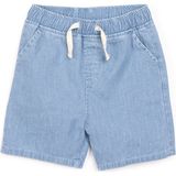 Hellobaby Cosmic Line Erkek Denim Şort Erkek Bebek - Mavi - 9 Ay