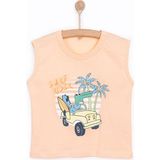 HelloBaby Crocodile Erkek Atlet Tshirt Erkek Bebek - Turuncu - 2 Yaş