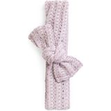 Hellobaby Dokulu Örme Kumaş Bağlamalı Kız Saç Bandı Kız Bebek - Lila - Standart