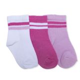 HelloBaby Erkek Bebek 3lü Soket Çorap Çizgili - Gri Melanj
