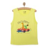 HelloBaby Erkek Bebek Atlet-Tişört Bisiklet Yaka Atlet - Açık Yeşil