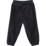 Hellobaby Erkek Bebek Basic Pantolon Polar Ribanalı Paça Koyu Gri - Siyah - 9 Ay
