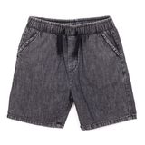 HelloBaby Erkek Bebek Basic Şort Denim Reçme Paça Siyah 2 Yaş -