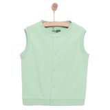 HelloBaby Erkek Bebek Basic Yelek Çıtçıtlı Bebe Yaka Atlet - Yeşil