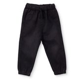 HelloBaby Erkek Bebek Denim Pantolon Bağcıklı - Siyah
