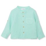 HelloBaby Erkek Bebek Gömlek Düğmeli Hakim Yaka Long Sleeve - Yeşil