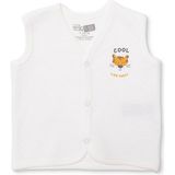 Hellobaby Erkek Bebek Kapitone Yelek Kapitone Örme V Yaka Atlet Kol - 9 - 12 Ay - Beyaz