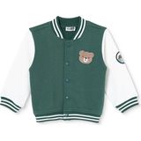 Hellobaby Erkek Bebek Kolej Ceket Ayı Baskılı Çıtçıtlı V Yaka Long Sleeve - 2 - 3 Yaş - Haki