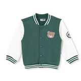 HelloBaby Erkek Bebek Kolej Ceket Ayı Baskılı Çıtçıtlı V Yaka Long Sleeve - Haki