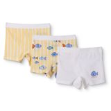 HelloBaby Erkek Bebek Külot Çizgili - Beyaz Baskılı