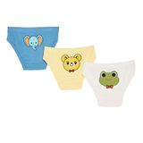 HelloBaby Erkek Bebek Külot Hayvan Baskılı - Mavi