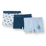 HelloBaby Erkek Bebek Külot Marin Baskılı Reçme - Mavi
