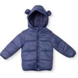 Hellobaby Erkek Bebek Mont Fermuarlı Kapüşonlu Long Sleeve - Lacivert - 4 - 5 Yaş