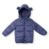 HelloBaby Erkek Bebek Mont Fermuarlı Kapüşonlu Long Sleeve - Lacivert