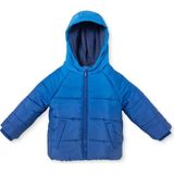 Hellobaby Erkek Bebek Mont Fermuarlı Kapüşonlu Uzun Kol - Mavi - 4 - 5 Yaş