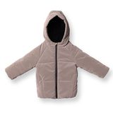 HelloBaby Erkek Bebek Mont Fermuarlı Kapüşonlu Uzun Kol - Vizon