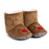 HelloBaby Erkek Bebek Panduf - Kahverengi