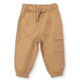 HelloBaby Erkek Bebek Pantolon Bağcıklı Lastikli - Bej